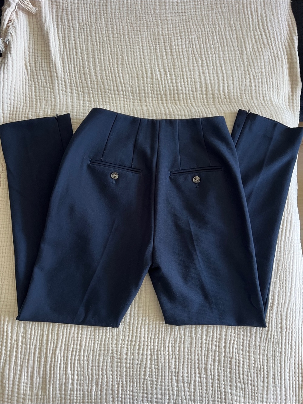 Club Monaco Navy Tailored Dress Pants - Picture 2 of 14